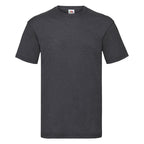 Branded Men's Classic Fit Cotton T-Shirt in Dark Heather