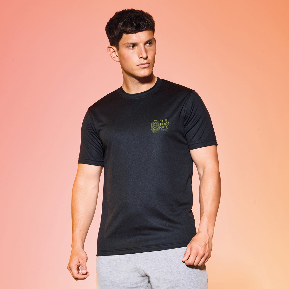 Branded Lightweight Polyester Sports T-Shirt