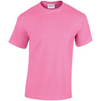 Branded Heavy Cotton Crew Neck T-Shirt in Azalea