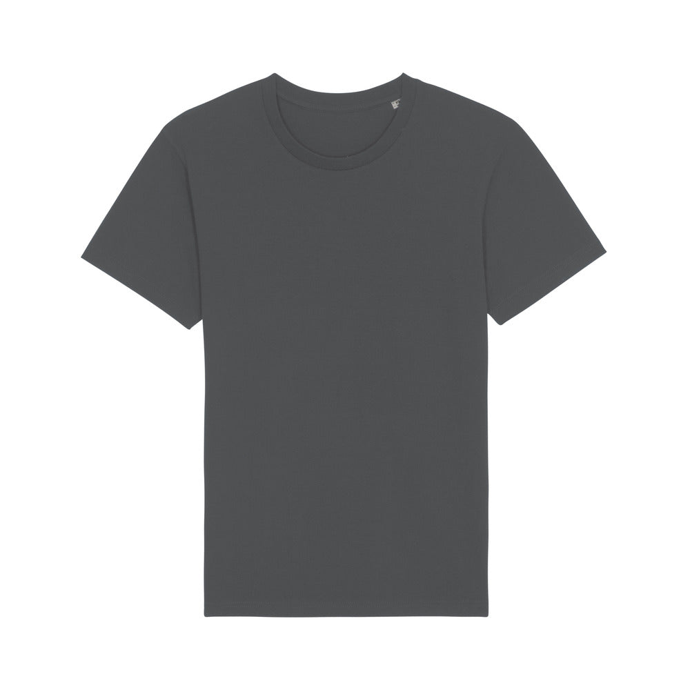 Branded Organic Cotton Unisex T-Shirt in Anthracite