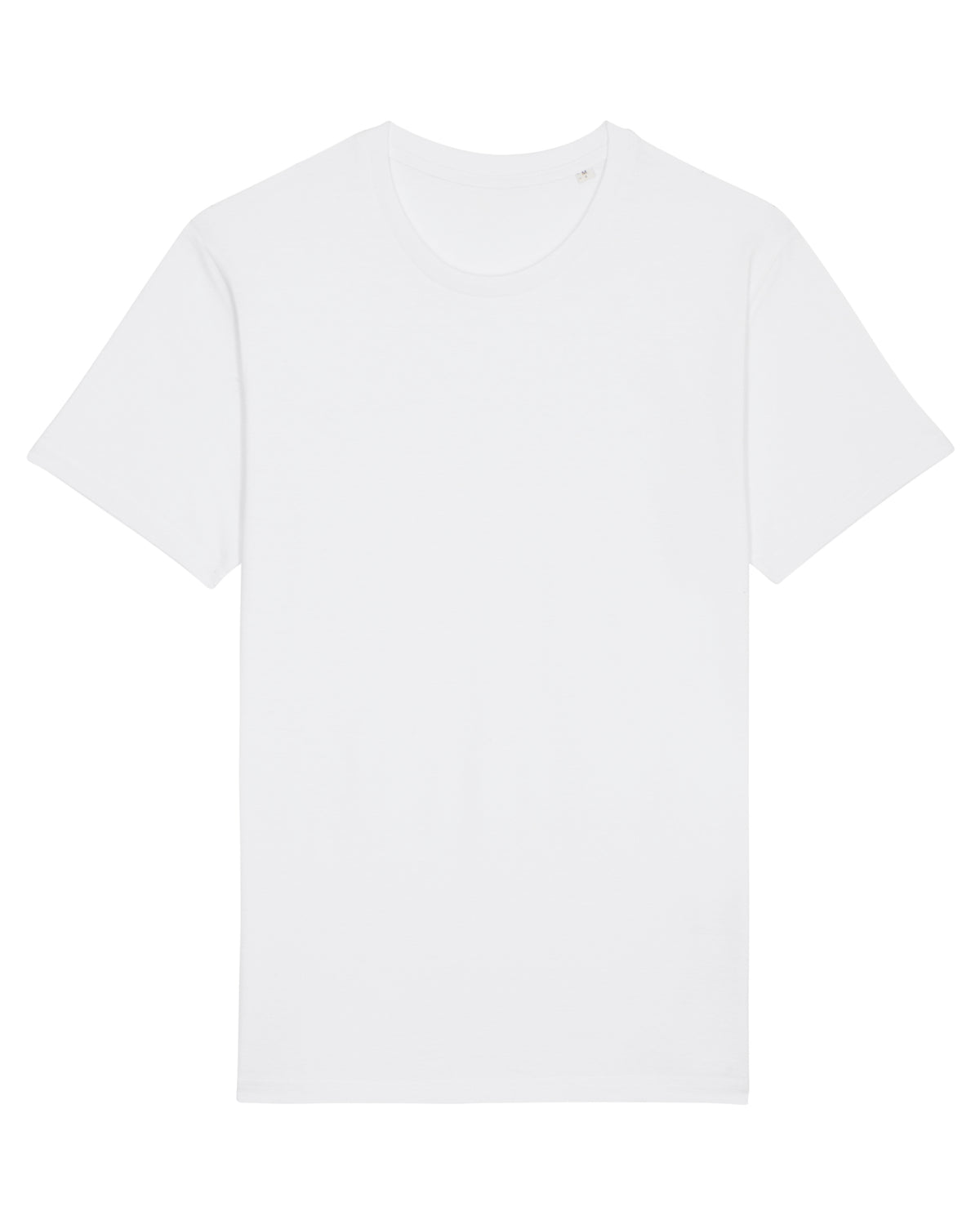 Branded Organic Cotton Unisex T-Shirt in White