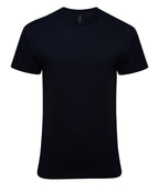 Branded Lightweight Cotton T-Shirt in Black