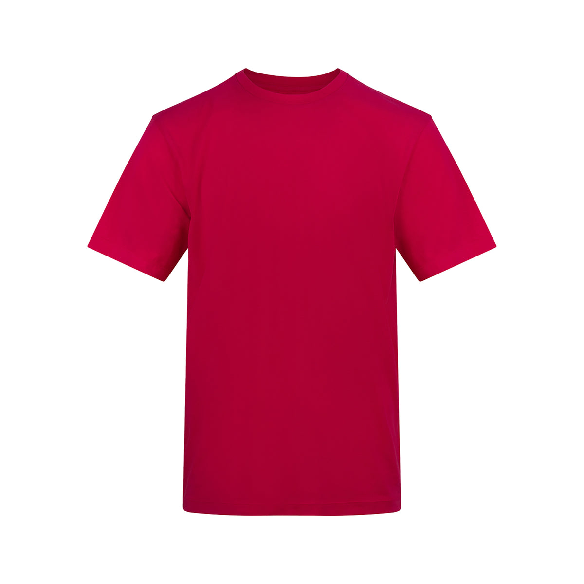 Branded Unisex Relaxed Fit Cotton T-Shirt in Hot Pink