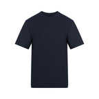 Branded Unisex Relaxed Fit Cotton T-Shirt in New French Navy