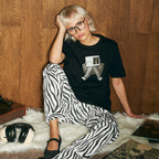 Branded Relaxed Fit Cotton T-Shirt with Taped Neck