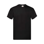 Branded Men's Soft Cotton Crew Neck T-Shirt in Black