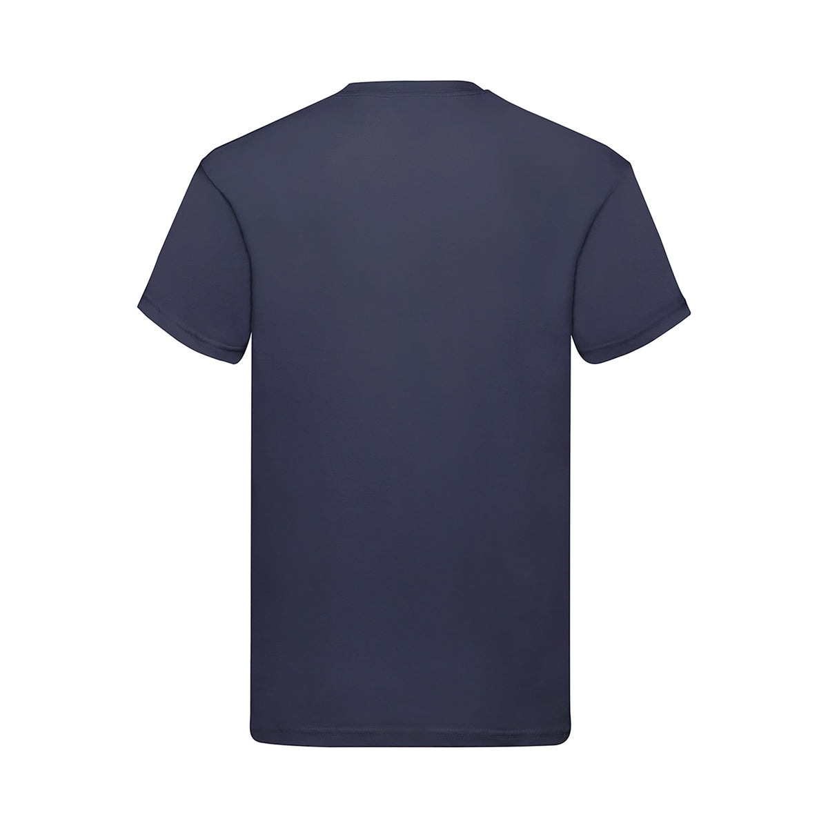 Branded Men's Soft Cotton Crew Neck T-Shirt in Dark Navy
