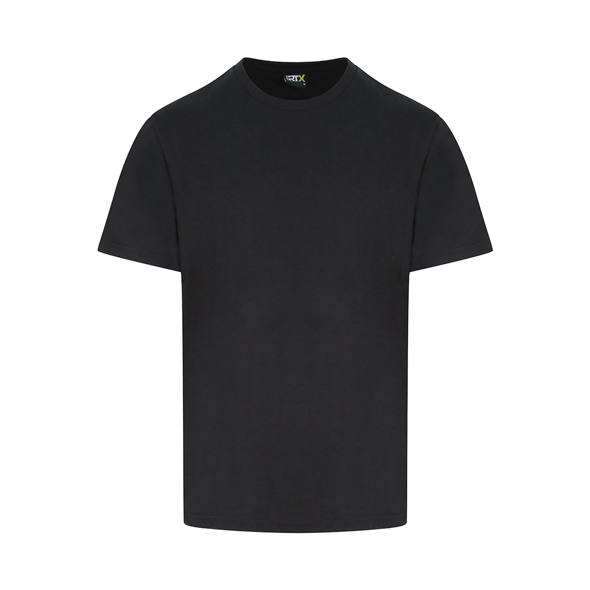 Branded Polycotton Workwear T-Shirt in Black
