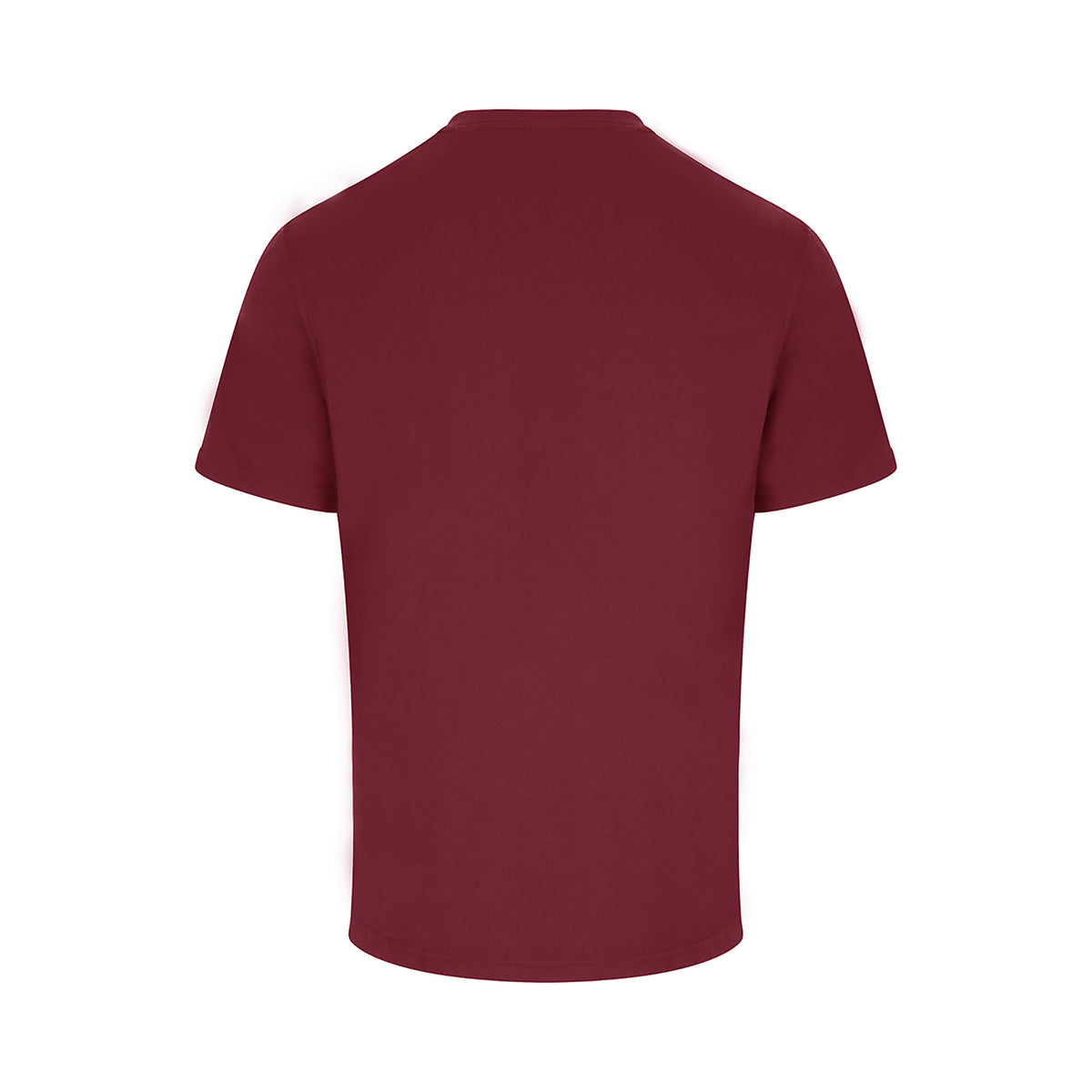 Branded Polycotton Workwear T-Shirt in Burgandy