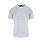 Branded Polycotton Workwear T-Shirt in Heather Grey