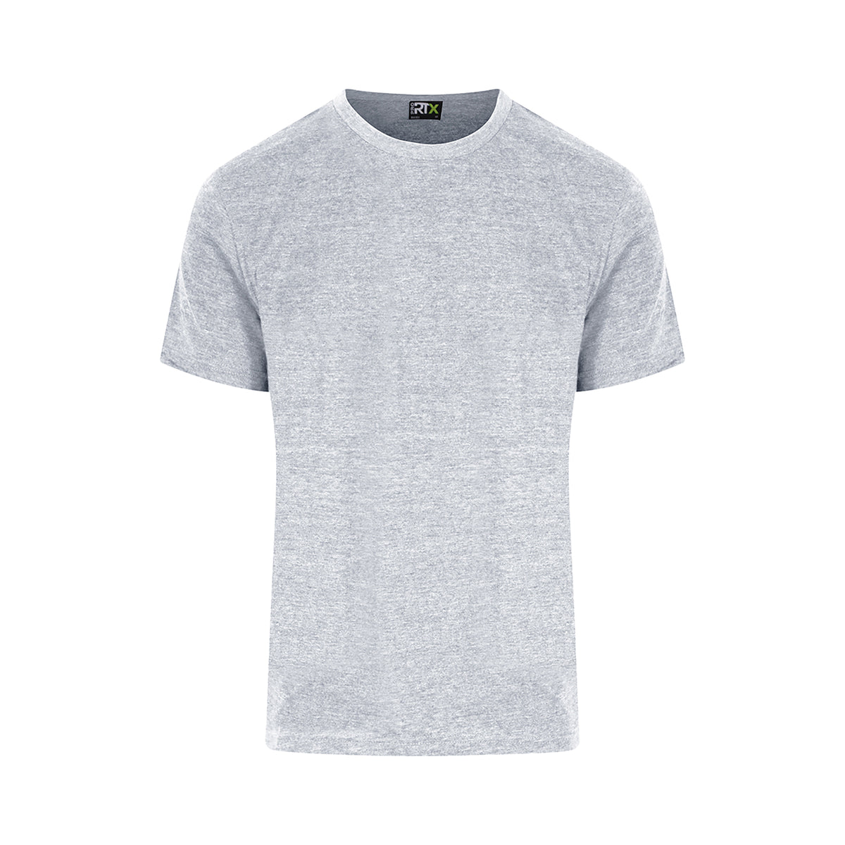 Branded Polycotton Workwear T-Shirt in Heather Grey