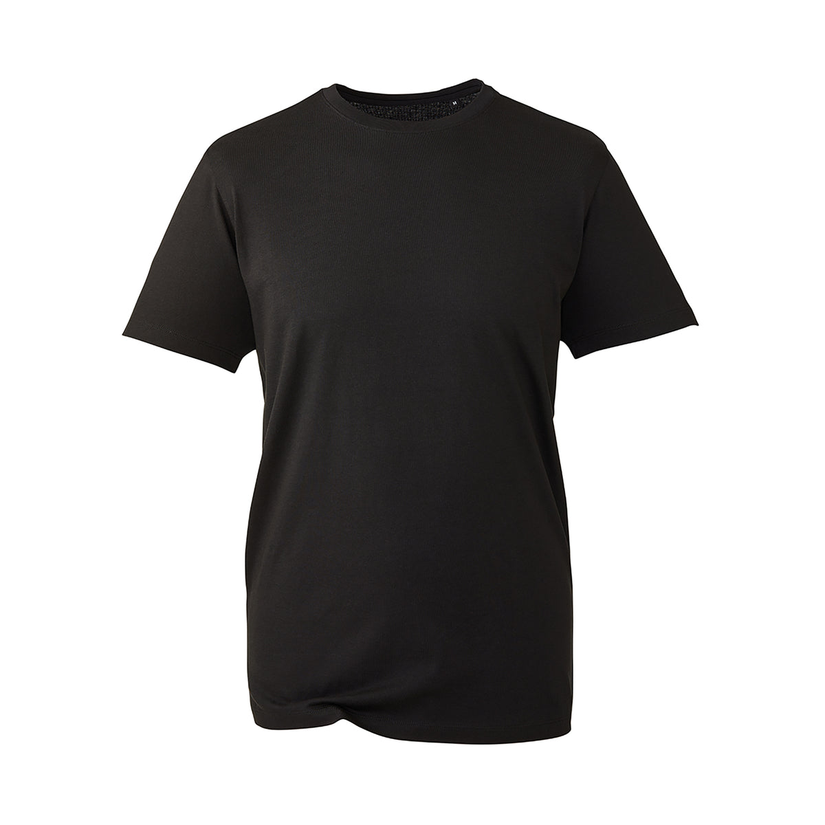 Branded Retail Fit Organic Cotton T-Shirt in Black