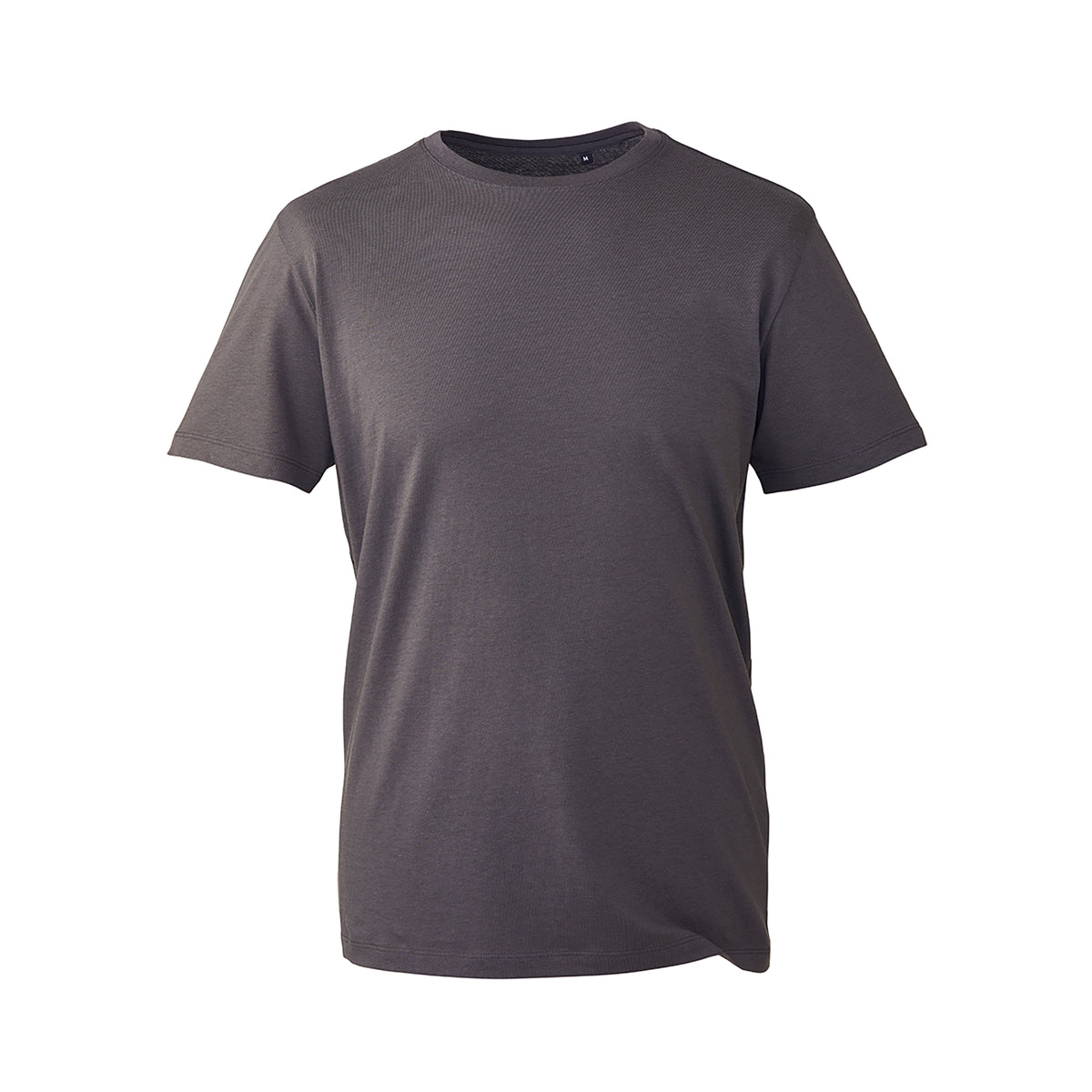 Branded Retail Fit Organic Cotton T-Shirt in Charcoal