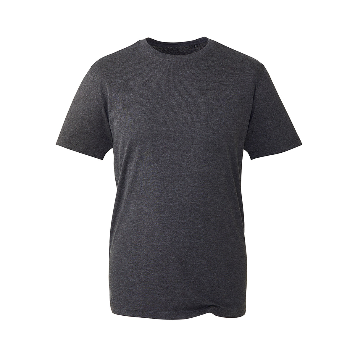 Branded Retail Fit Organic Cotton T-Shirt in Dark Grey