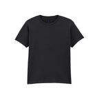 Branded Kids' Soft Ringspun Cotton T-Shirt in Black