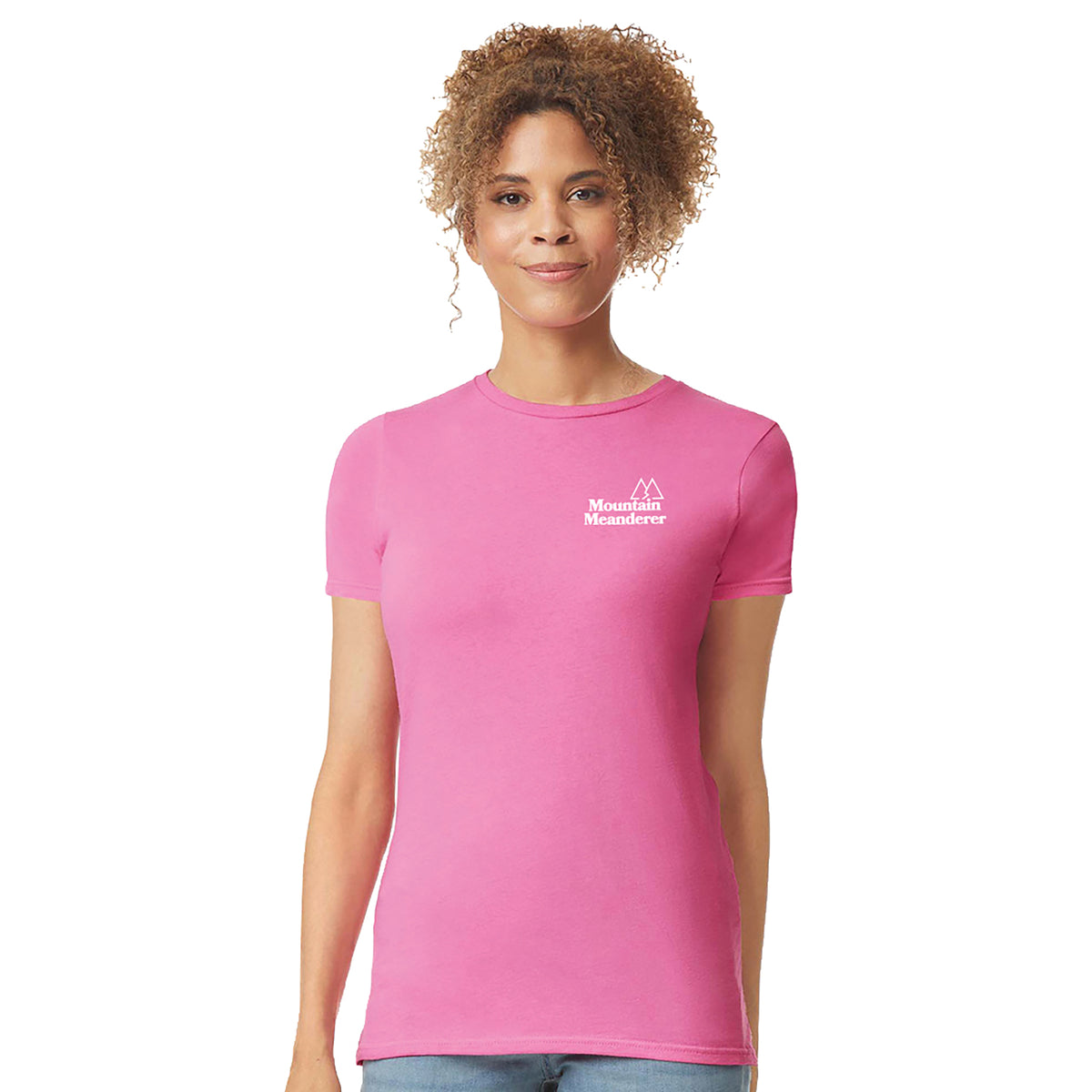 Branded Women's Soft Ringspun Cotton Blend T-Shirt