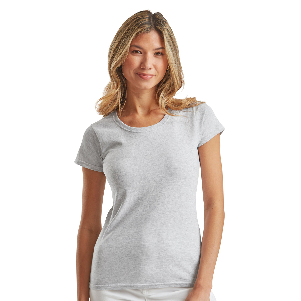 Branded Women's Soft Cotton Crew Neck T-Shirt