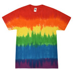 Branded Rainbow Tie-Dye Heavyweight Cotton T-Shirt