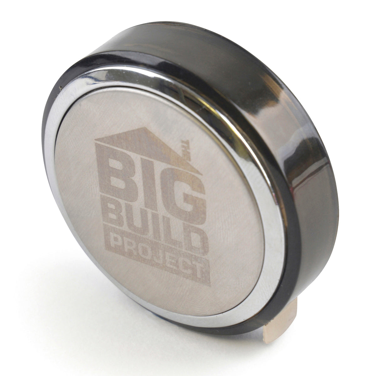 Branded Stainless Steel Measuring Tape with Translucent Rim