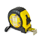 Branded 7.5m Tape Measure with Belt Clip and Lock Button