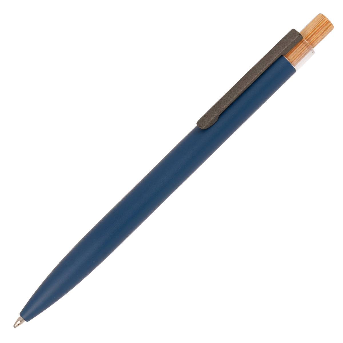 Branded Recycled Aluminium Ball Pen with Charity Donation in DARK BLUE