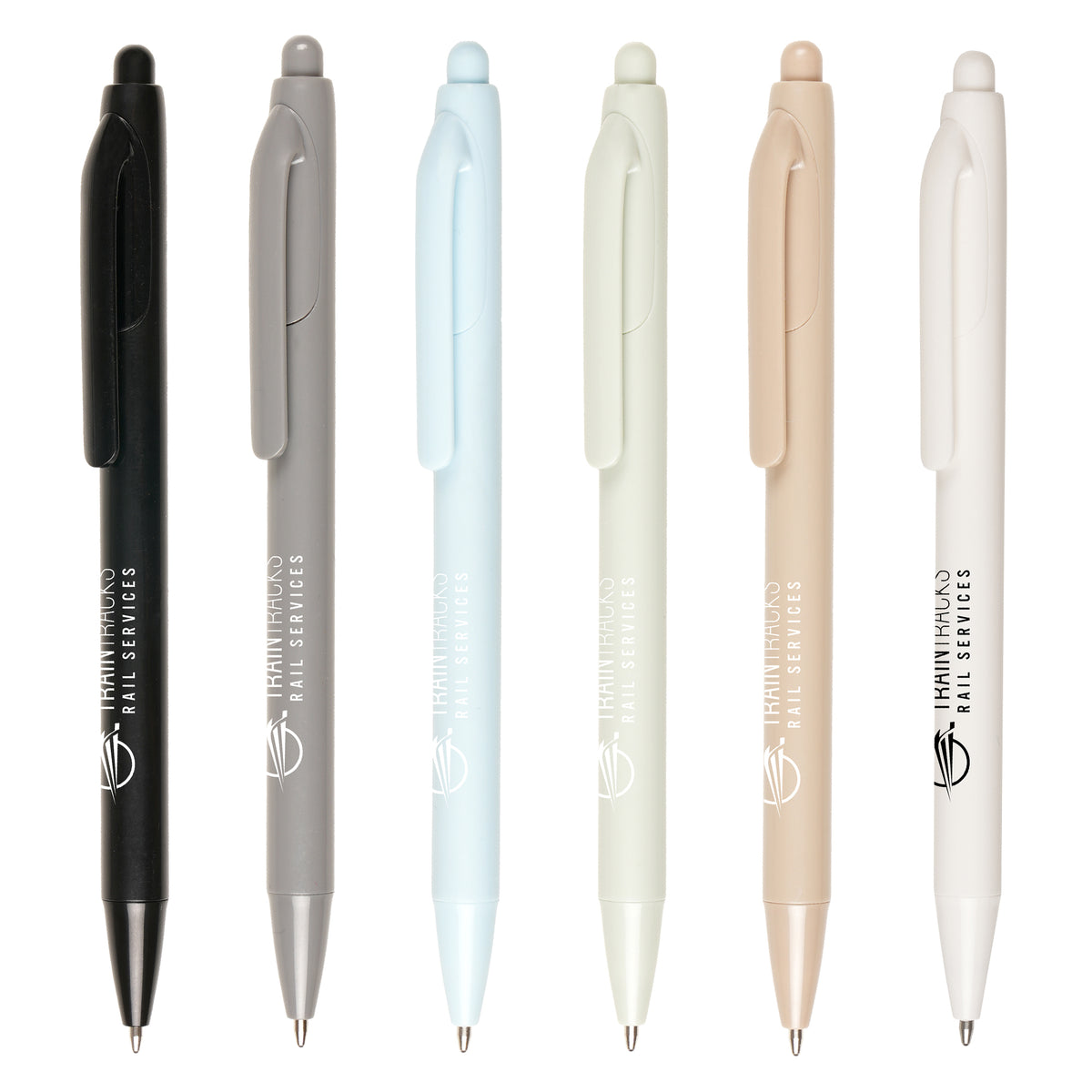 Branded Recycled Push-Action Ball Pen