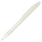 Branded Recycled Push-Action Ball Pen in PASTEL GREEN