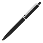 Branded Gloss Push Action Ball Pen with Metal Clip
