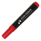 Branded Jumbo Permanent Marker with Extra-Large Nib in RED