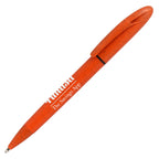 Branded Wheat Plastic Twist Ball Pen with Highlighter in AMBER