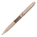 Branded Wheat Plastic Twist Ball Pen with Highlighter