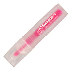 Branded Frosted RPET Highlighter with Chisel Tip in PINK
