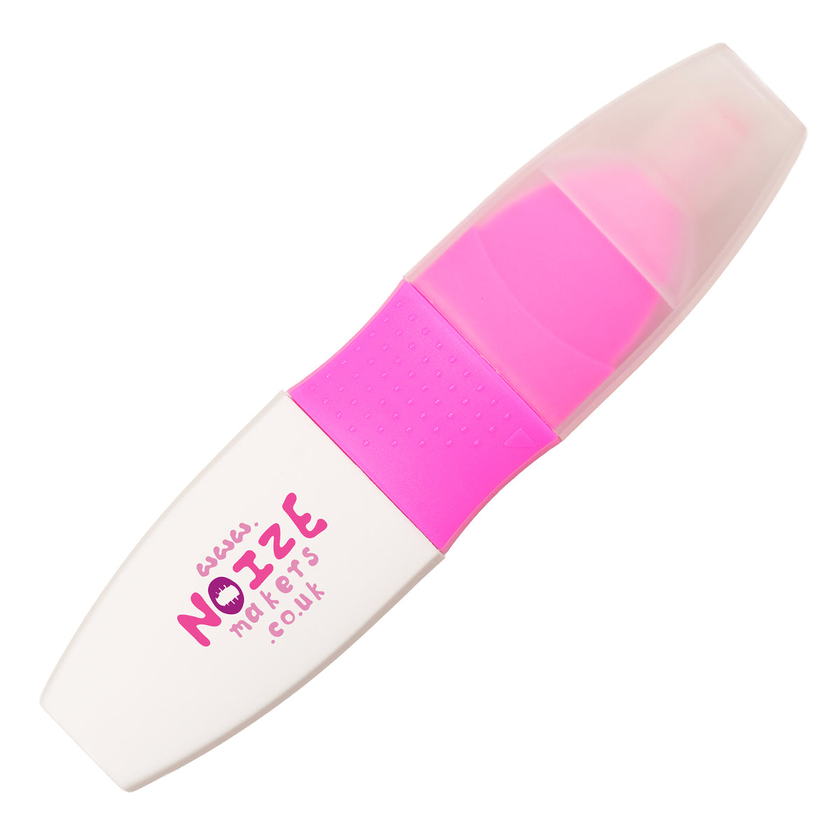 Branded White Neon Flat Capped Highlighter in PINK