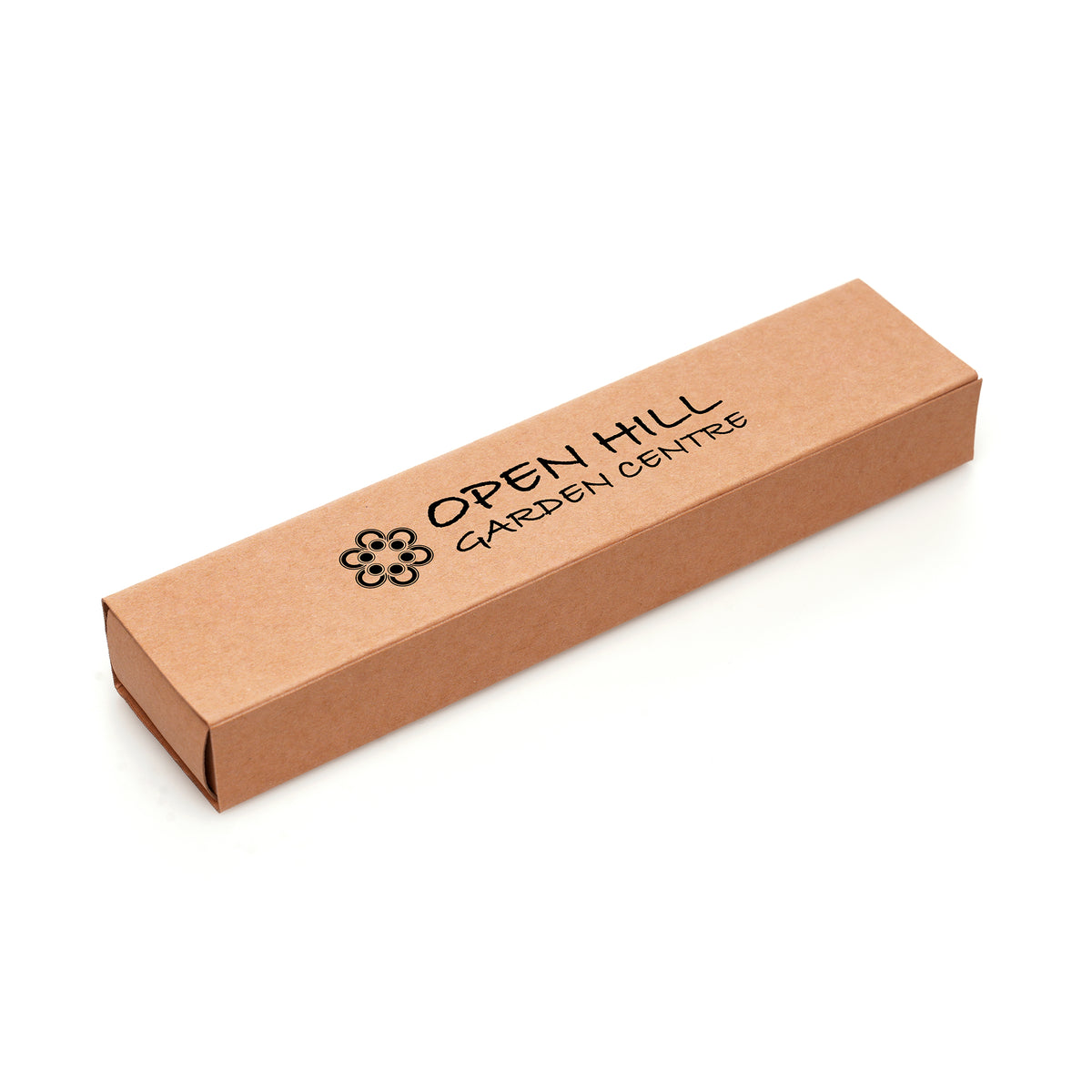 Branded Natural Kraft Slide Out Pen Box