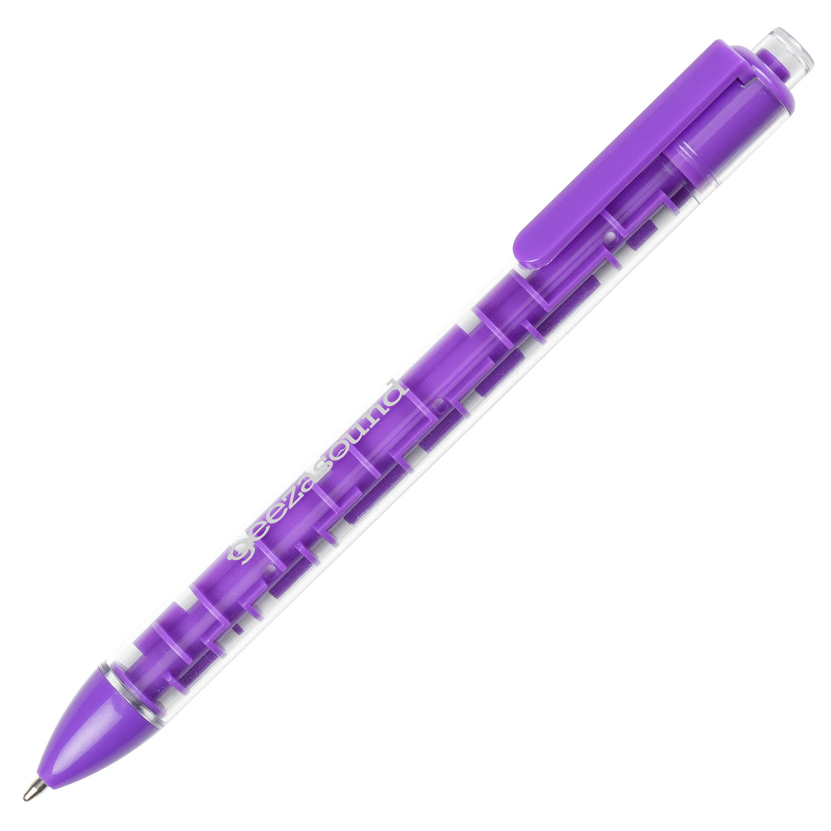Branded Maze Puzzle Ball Pen in PURPLE