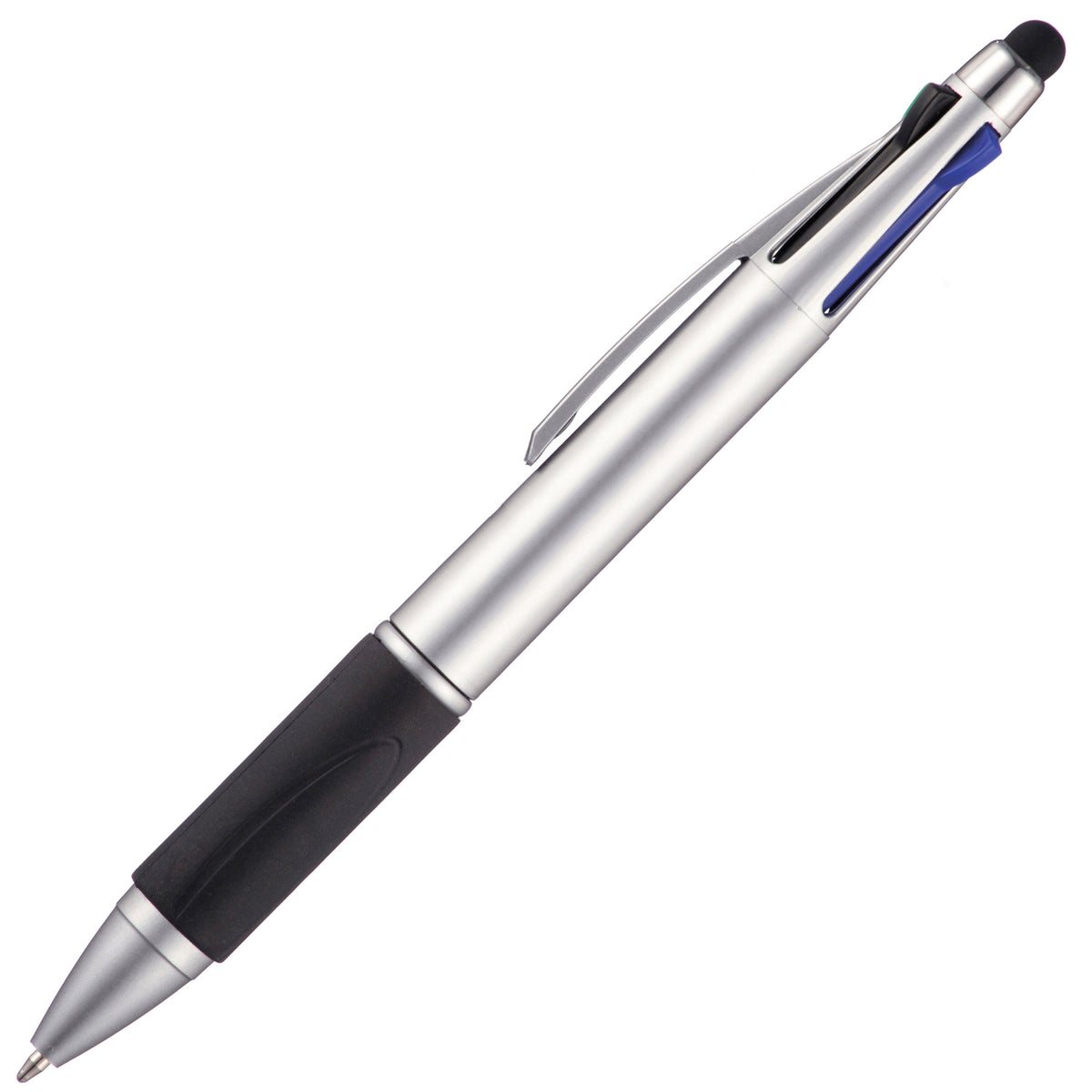 Branded 4 Colour Ink Stylus Ball Pen