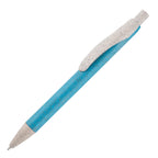 Branded Wheat Plastic Push Action Ball Pen