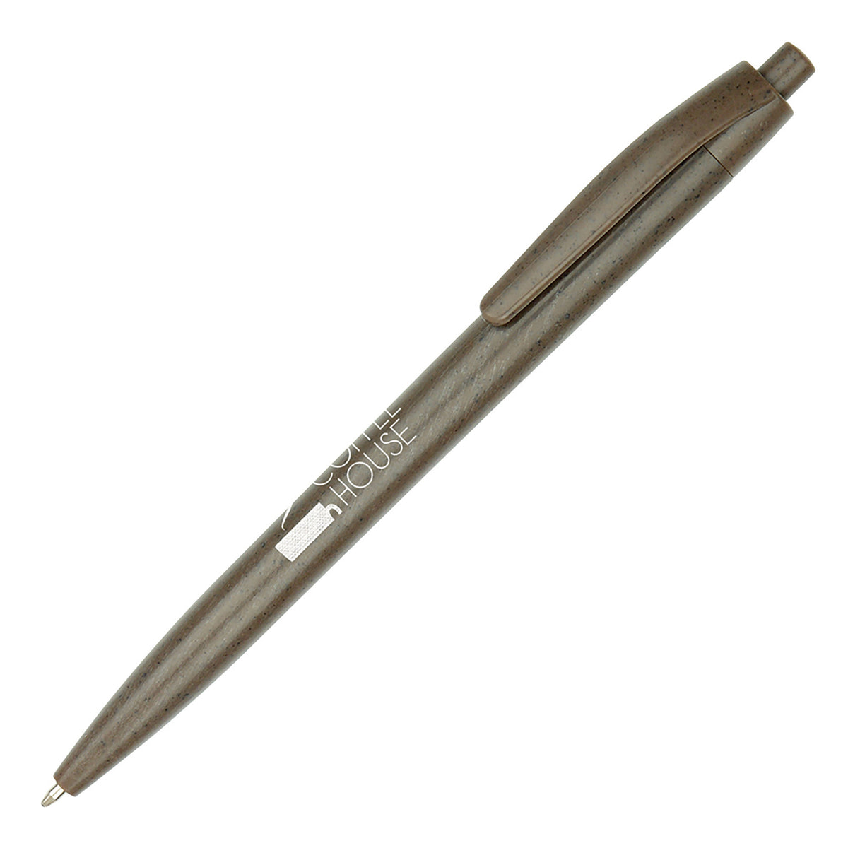 Branded Recycled Coffee Grind Ball Pen