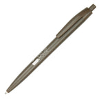 Branded Recycled Coffee Grind Ball Pen in BROWN