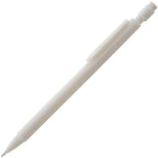 Branded Plastic Mechanical Pencil with Eraser in WHITE