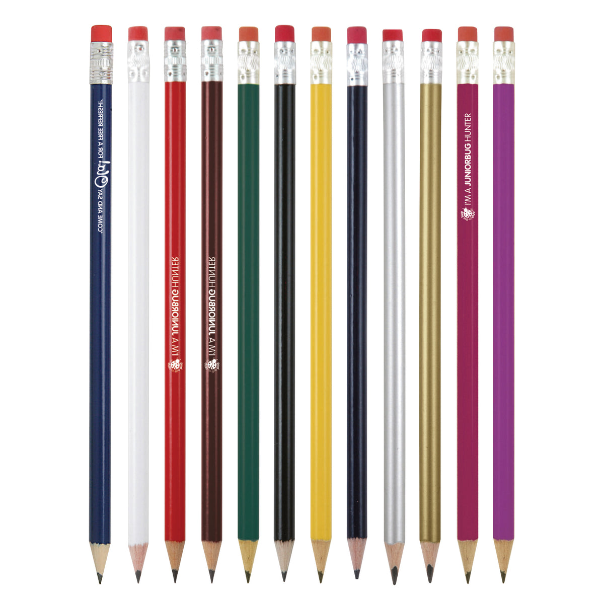 Branded HB Wooden Pencil with Eraser Tip