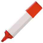 Branded Highlighter with Transparent Trim in RED