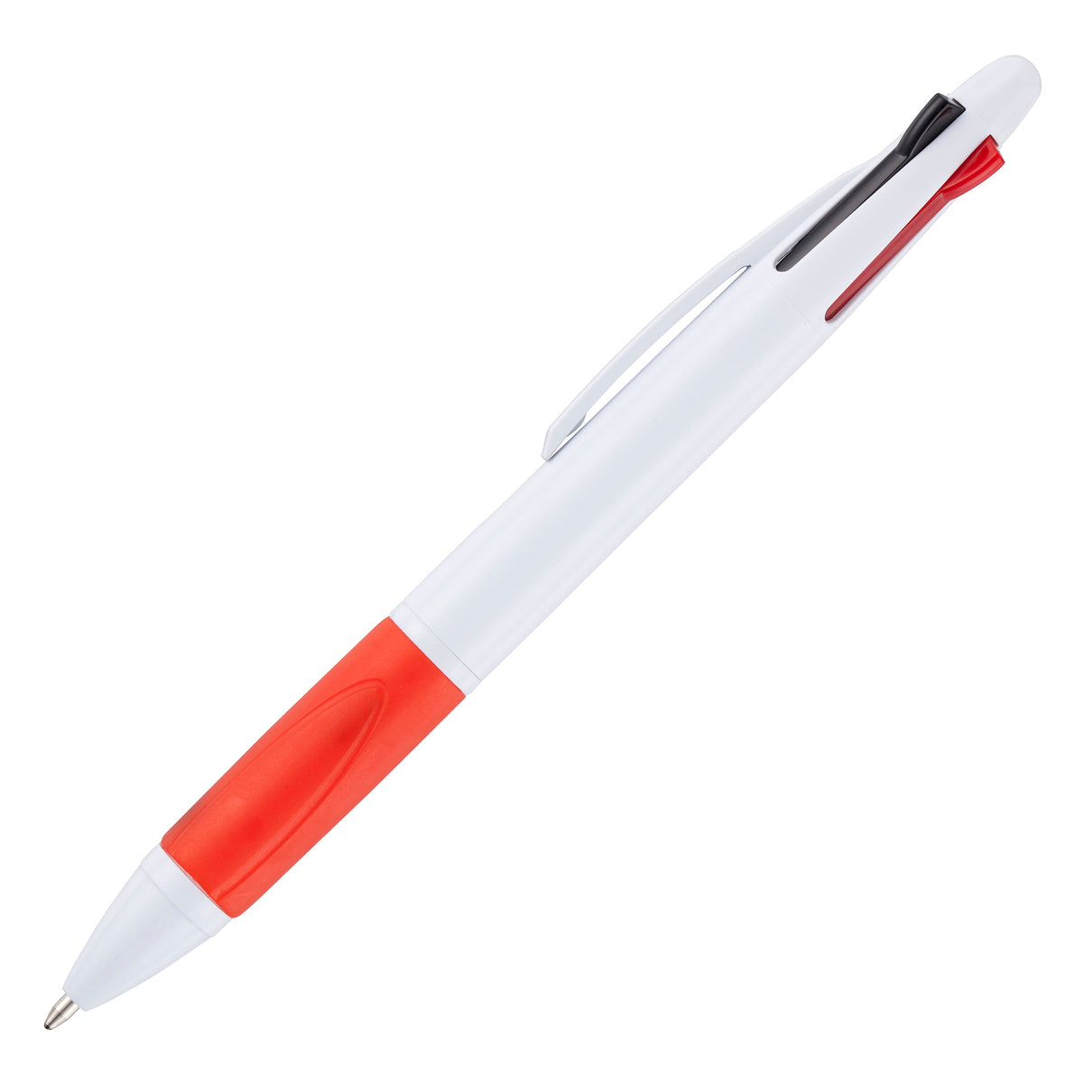 Branded 4 Colour Ink Ball Pen in RED