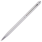 Branded Slim Aluminium Stylus Ball Pen in Vibrant Colours in SILVER