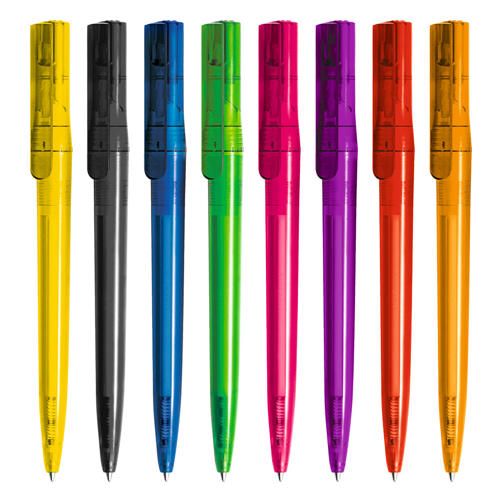 Branded Twist-Action RPET Ball Pen from Recycled Bottles