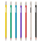 Branded Recycled Plastic Pencil with Eraser