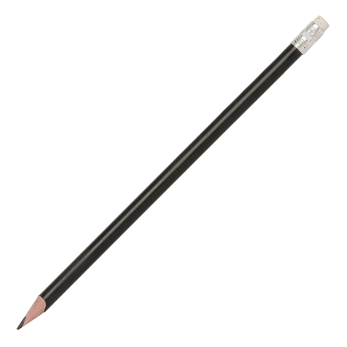Branded Recycled Plastic Pencil with Eraser