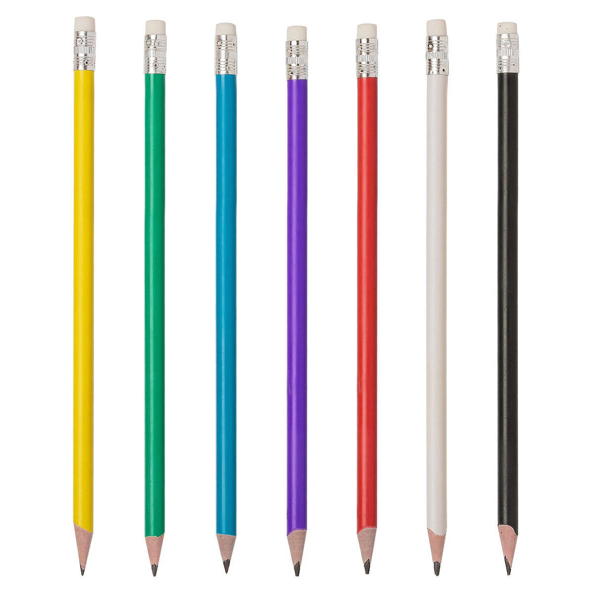 Branded Recycled Plastic Pencil with Eraser