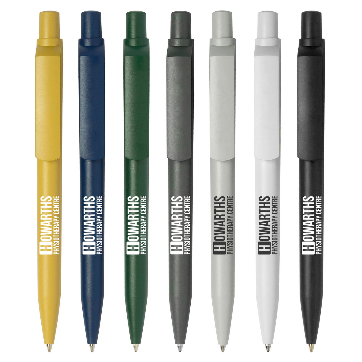 Branded Matt Recycled Plastic Ball Pen