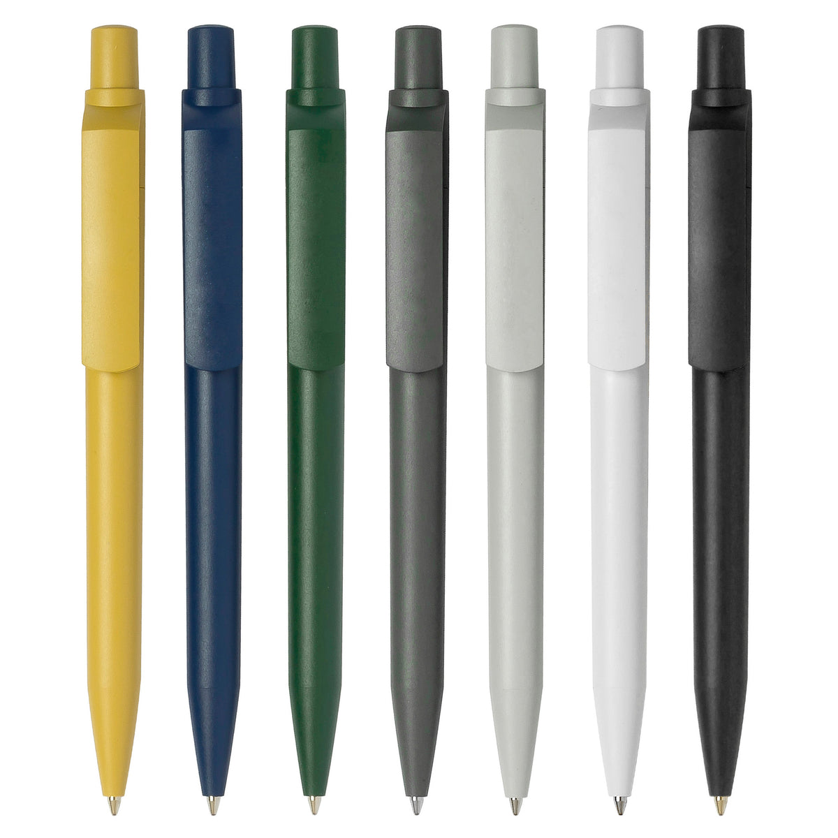 Branded Matt Recycled Plastic Ball Pen